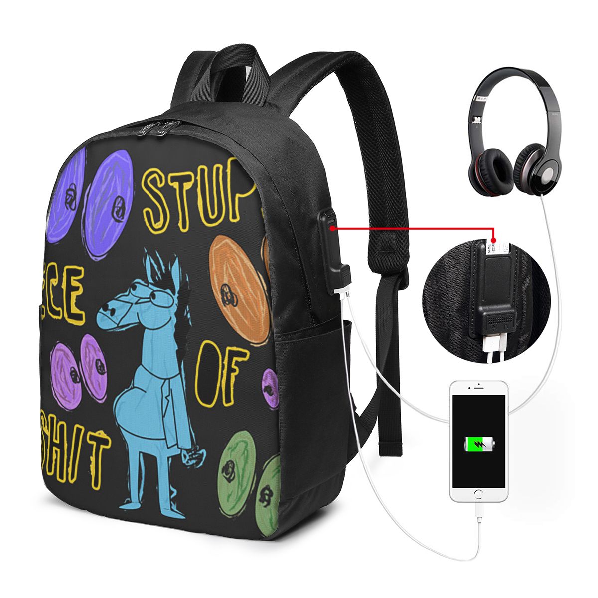 Laptops - حقيبة ظهر كرتونية من Bojack Horseman