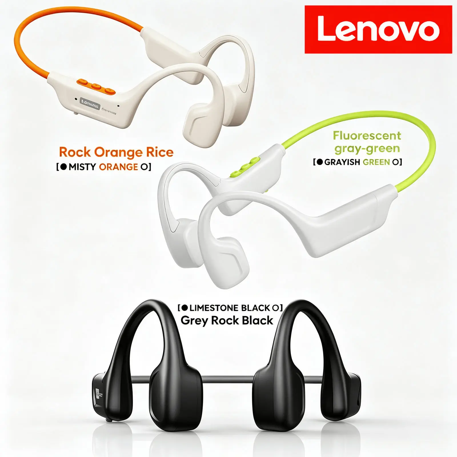 سماعات أذن لينوفو S102 بتقنية  - مراجعة Bone Conduction Running Headphones وسعره