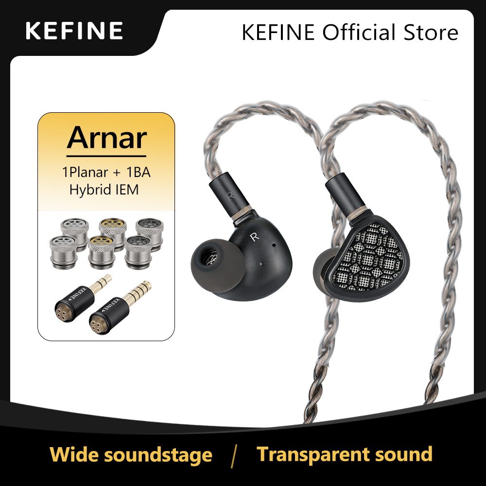 سماعات أذن KEFINE Arnar 14.5mm - مراجعة Planar Magnetic Iem Earphones وسعره