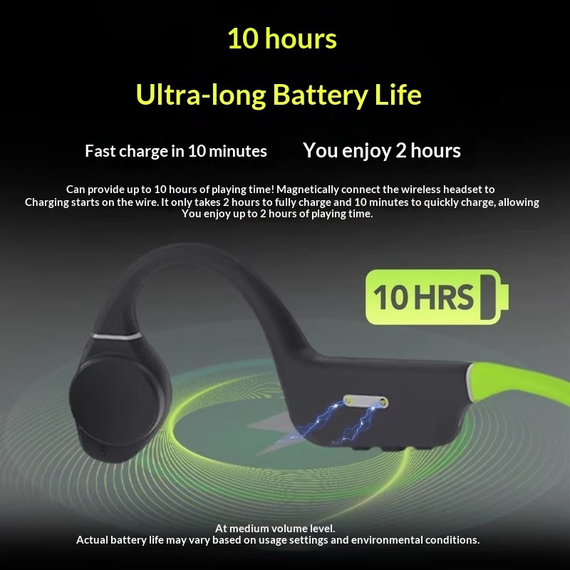 سماعات توصيل عظمي مقاومة للماء - مراجعة Bone Conduction Running Headphones وسعره