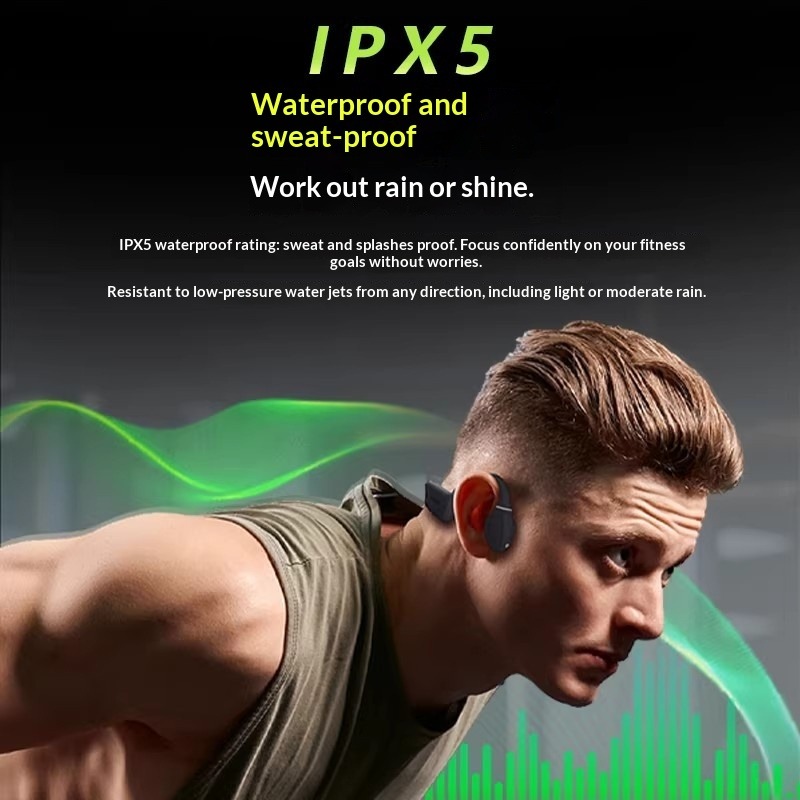 سماعات توصيل عظمي مقاومة للماء - مراجعة Bone Conduction Running Headphones وسعره