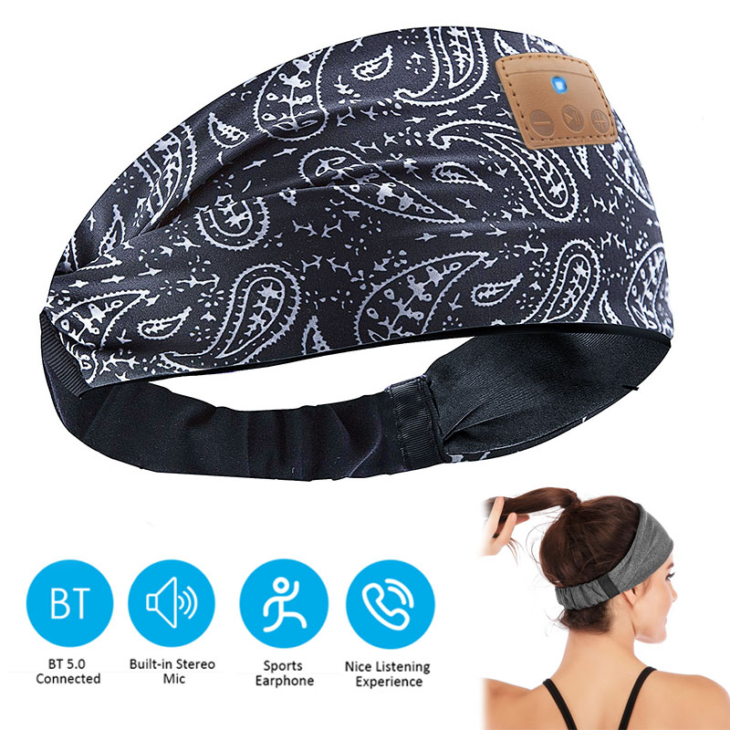 سماعة رأس رياضية بلوتوث 5.0 ،  - مراجعة Sleep Mask Headphones Bluetooth وسعره