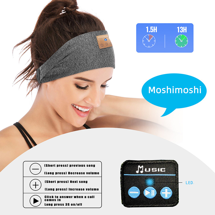 سماعة رأس رياضية بلوتوث 5.0 ،  - مراجعة Sleep Mask Headphones Bluetooth وسعره