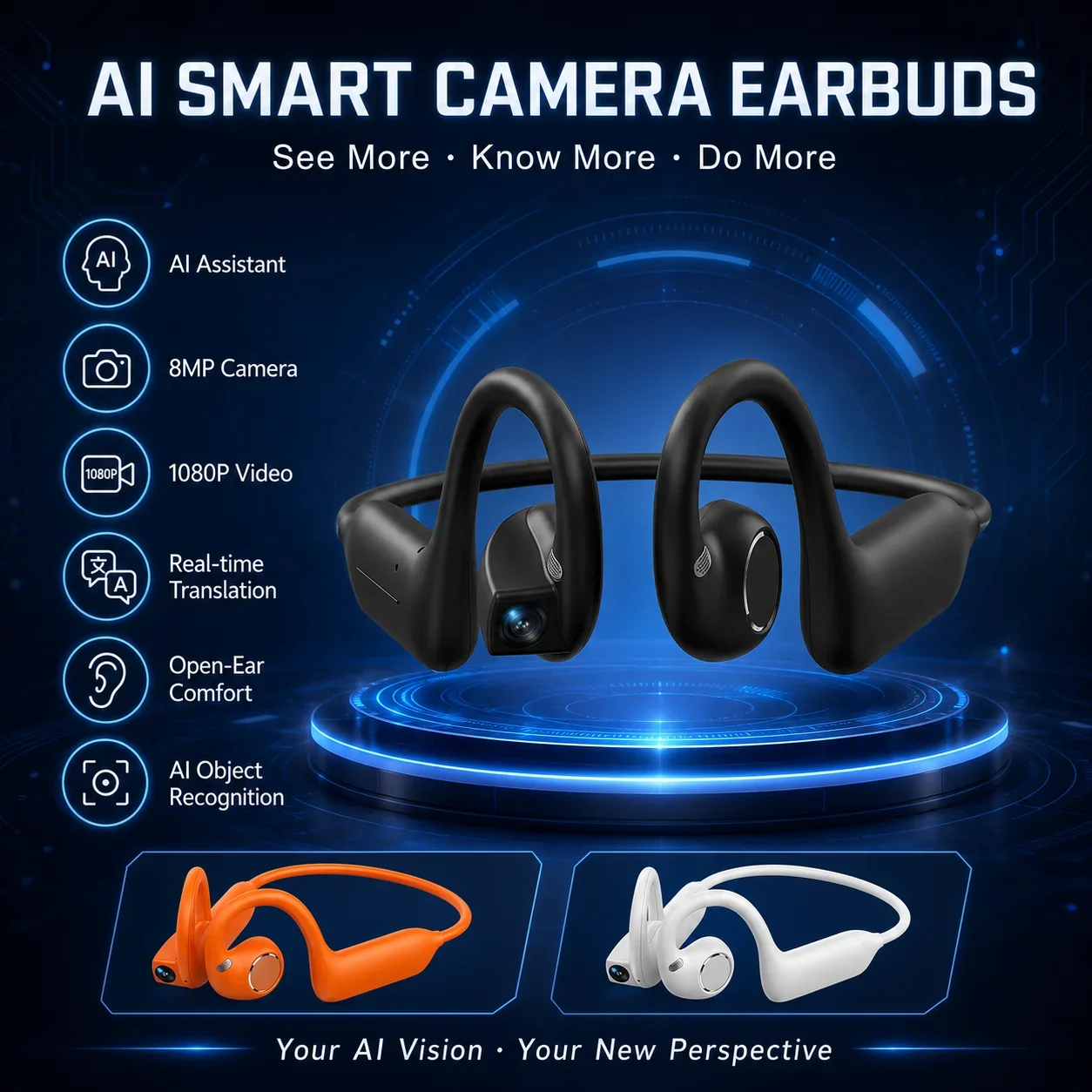 سماعات أذن ذكية بتقنية الذكاء  - مراجعة Headphones وسعره