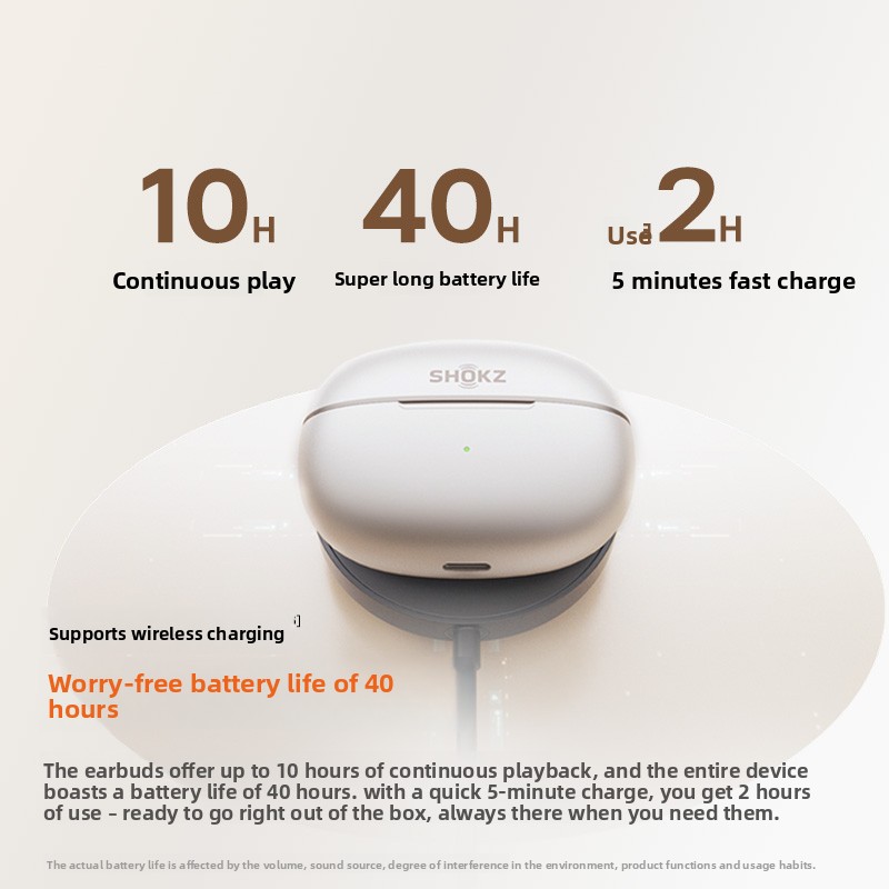 سماعات أذن لاسلكية SHOKZ OpenD - مراجعة Type C Wired Earphones With Mic وسعره