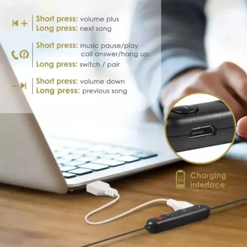 سماعات أذن بلوتوث ريو ساوند مع - مراجعة Magnetic Neckband Sports Earphones وسعره