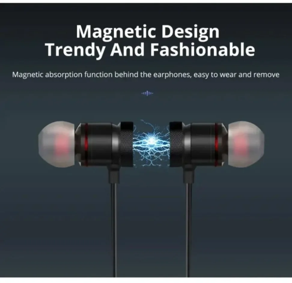 سماعات أذن بلوتوث ريو ساوند مع - مراجعة Magnetic Neckband Sports Earphones وسعره