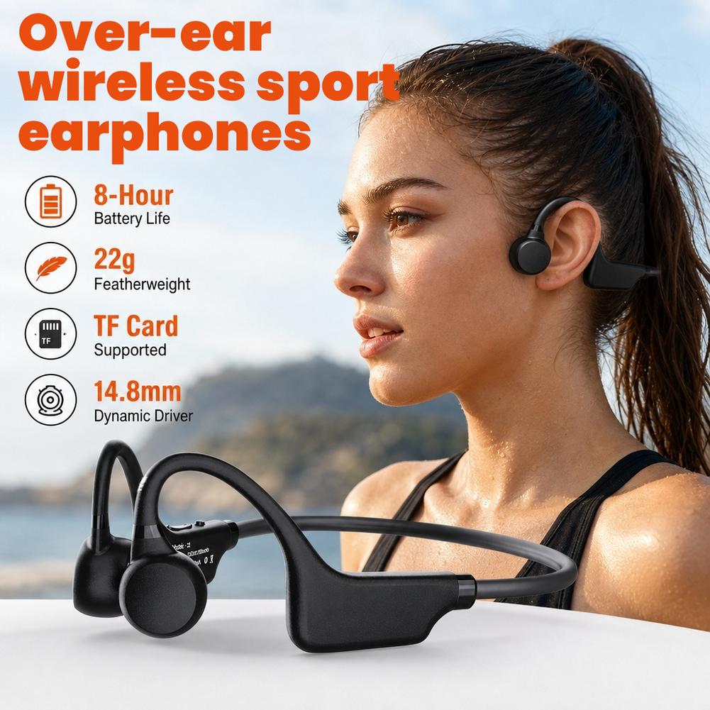 سماعات رأس بتقنية توصيل الصوت  - مراجعة Bone Conduction Running Headphones وسعره