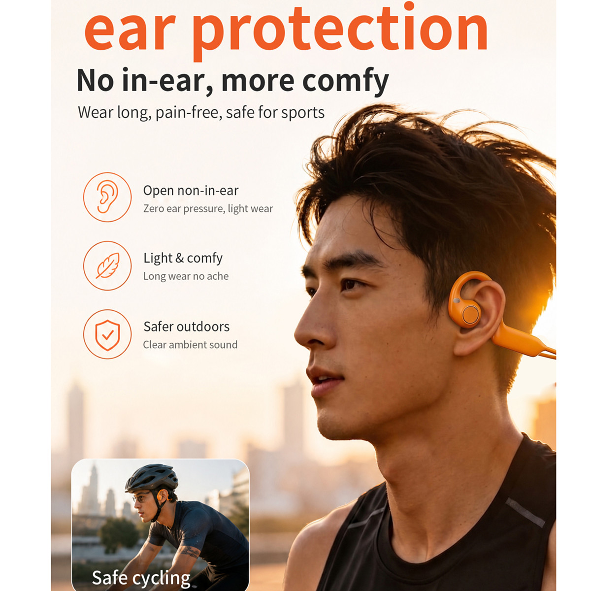 سماعات رأس جديدة ذكية بتقنية ا - مراجعة Bone Conduction Running Headphones وسعره