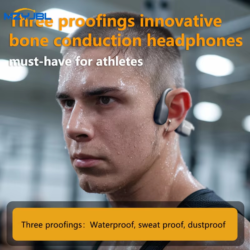 MZYMI شريط حول ياقة الملابس بل - مراجعة Bone Conduction Running Headphones وسعره