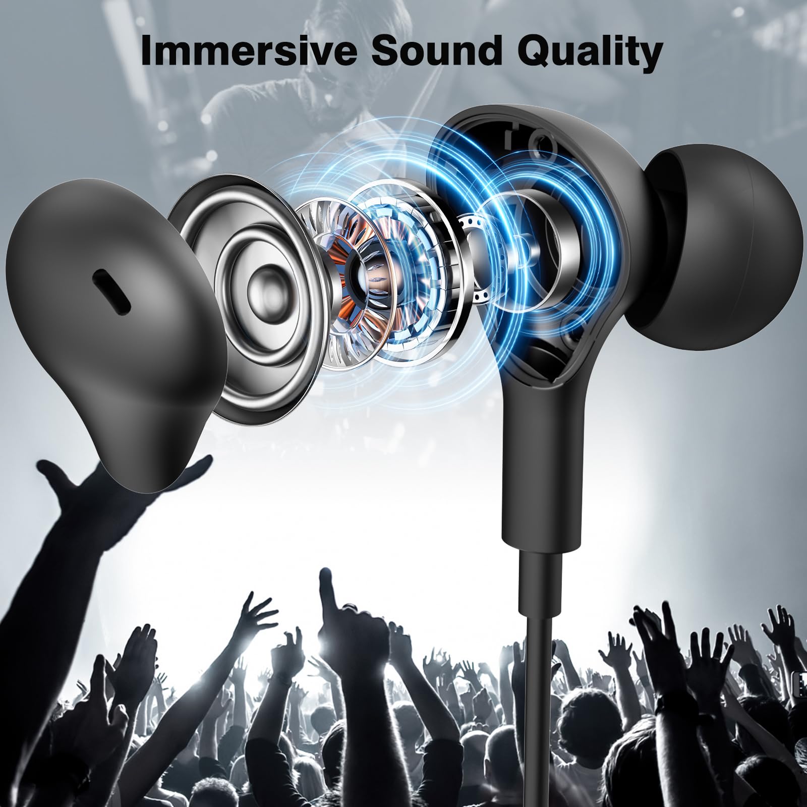 سماعات أذن USB-C لسامسونج جالا - مراجعة Type C Wired Earphones With Mic وسعره