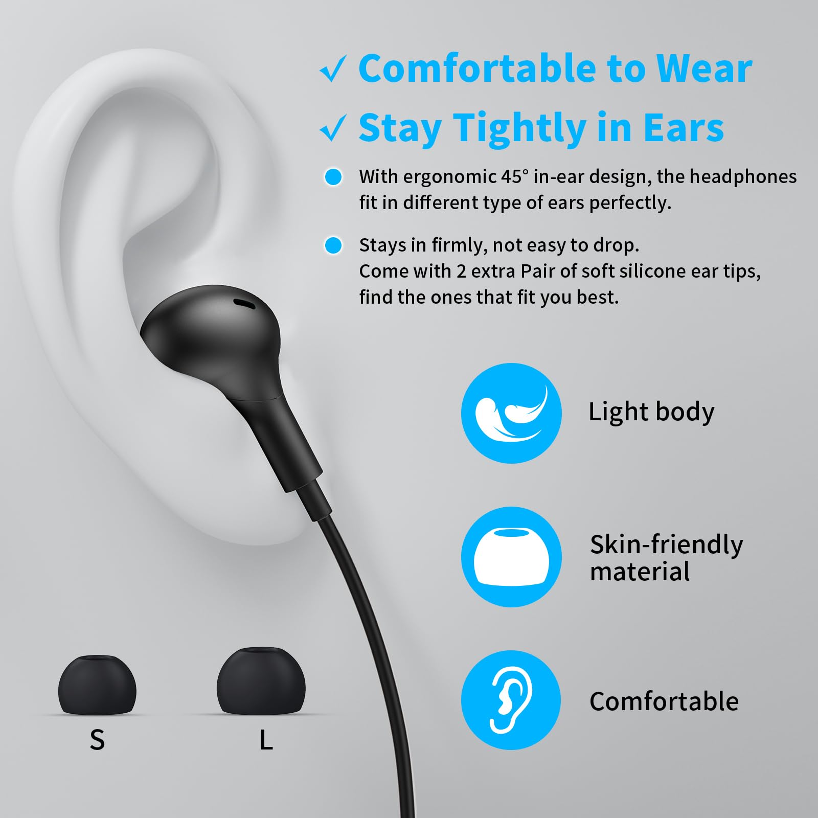 سماعات أذن USB-C لسامسونج جالا - مراجعة Type C Wired Earphones With Mic وسعره
